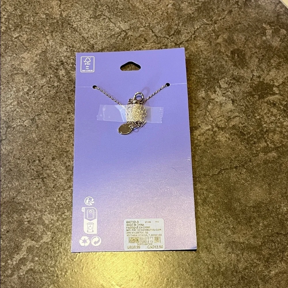 Claire's Silver Heart Necklace